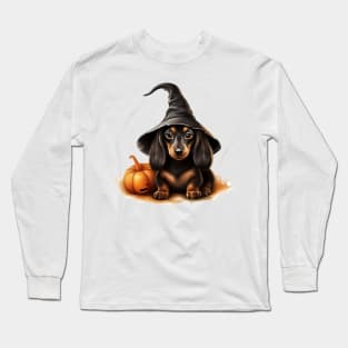 Halloween Dachshund Dog #2 Long Sleeve T-Shirt